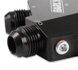 Earl's Performance Oil Cooler Adapters 1126ERL Adapter, Right Angle, -10 AN Inlet, -10 AN Outlet, Billet Aluminum, Black Anodized, Hardware, Each thumbnail 5