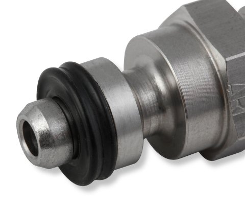 Earl's Performance Clutch Adapter Fittings LS641001ERL Quick Disconnect, Fitting, Early Model Style, GM, Jeep, Mopar, Male -4 AN, Straight, Stainless, Natural, Each thumbnail 1