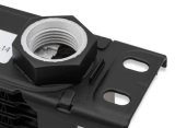 Earl's Performance UltraPro Oil Coolers 207ERL Fluid Coolers, Coolers, Plate, 7-row, Aluminum, Black, 2.00 in. x 8.25 in. x 2.09 in., -10 AN O-ring Inlet/Outlet, Female O-ring, Each thumbnail 3