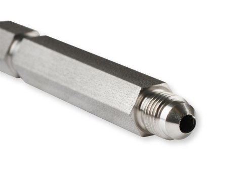 Earl's Performance Clutch Adapter Fittings LS640281ERL Quick Disconnect Fittings, Fittings, Male, Straight, -4 AN Quick-disconnect Adapter, -4 AN Hose End, Stainless Steel, Natural, Each thumbnail 2
