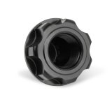 Earl's Performance Vented Oil Fill Caps 3434120ERL Cap, Vented, Screw-In, Plain, Round, Black Anodized, Billet Aluminum, LS, Each thumbnail 1