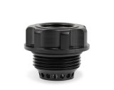 Earl's Performance Vented Oil Fill Caps 3434120ERL Cap, Vented, Screw-In, Plain, Round, Black Anodized, Billet Aluminum, LS, Each thumbnail 2