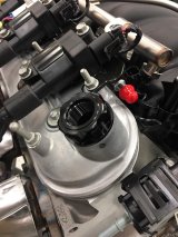 Earl's Performance Vented Oil Fill Caps 3434120ERL Cap, Vented, Screw-In, Plain, Round, Black Anodized, Billet Aluminum, LS, Each thumbnail 6
