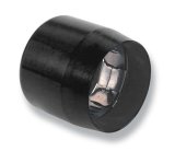 Earl's Performance Econ-O-Fit Hose Clamps 900508ERL Clamp, Econ-O-Fit, -8 AN, Stainless Clamp, Black Aluminum Cover, 41/64 in. OD, Each thumbnail 1