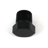 Earl's Performance Plugs AT993303ERL Fitting, Plug, 3/8 in. NPT, Male Thread, Aluminum, Black Anodized, Pair thumbnail 3