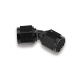 Earl's Performance Couplers AT939208ERL Fitting, Coupler, Union, AN to AN, 45 Degree, Aluminum, Black Anodized, -8 AN, -8 AN, Swivel, Each thumbnail 3