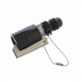 Earl's Performance Quick-Disconnect Fittings AT991966ERL Quick Disconnect, Female 3/8 in., Male -6 AN, Straight, Aluminum, Black Anodized, Each thumbnail 3