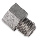 Earl's Performance Hardline Adapters 00122ERL Fitting, Adapter, Inverted Flare to Inverted Flare, Straight, Stainless Steel, Natural, 3/8-24 in., M10 x 1.0 Inverted Flare, Each thumbnail 2