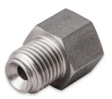 Earl's Performance Hardline Adapters 00122ERL Fitting, Adapter, Inverted Flare to Inverted Flare, Straight, Stainless Steel, Natural, 3/8-24 in., M10 x 1.0 Inverted Flare, Each thumbnail 3