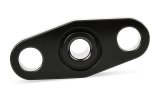 Earl's Performance Turbocharger Oil Flange Fittings GT0003ERL Component, Supply Fitting, Black Anodized, Aluminum, -6 AN Male Threads, Fits T-40, Each thumbnail 3