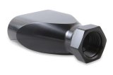 Earl's Performance Fuel Distribution Blocks 100163ERL Block, Y-Type, Billet Aluminum, Black Anodized, -16 AN O-Ring Female Inlet, -12 AN O-Ring Female Outlets, Each thumbnail 2