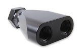 Earl's Performance Fuel Distribution Blocks 100163ERL Block, Y-Type, Billet Aluminum, Black Anodized, -16 AN O-Ring Female Inlet, -12 AN O-Ring Female Outlets, Each thumbnail 3