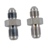 Earl's Performance Brake System Adapters 592032ERL Fittings, Brake, Male -3 AN to Male 10mm x 1.0 Thread, Steel, Nickel Plated, Pair thumbnail 2