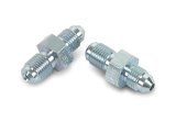 Earl's Performance Brake System Adapters 592032ERL Fittings, Brake, Male -3 AN to Male 10mm x 1.0 Thread, Steel, Nickel Plated, Pair thumbnail 3
