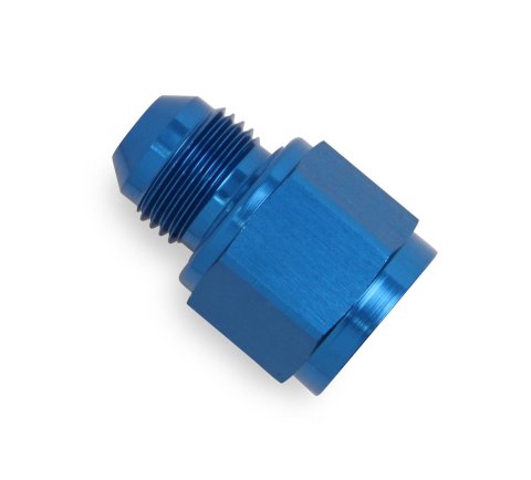 Earl's Performance Reducers 9892108ERL Fitting, Reducer, AN to AN, Straight, Aluminum, Blue Anodized, -10 AN, -8 AN, Each