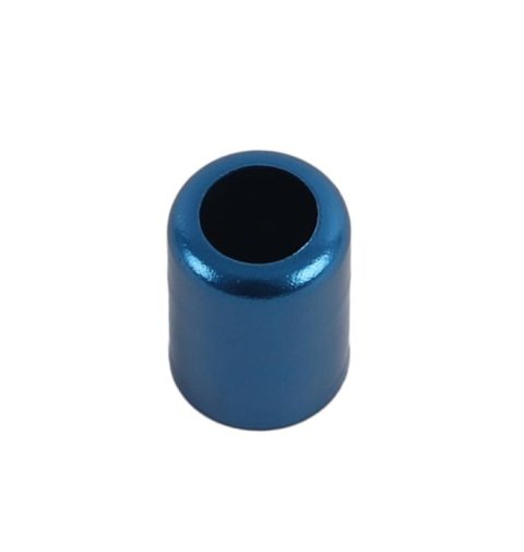 Earl's Performance Auto-Crimp Hose Ends 798043ERL Fitting, Collar, Replacement, -4 AN, Auto-Crimp, Aluminum, Blue Anodized, Each