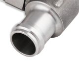 Earl's Performance Hose Barb to Pipe Thread Adapters SS988413ERL Fitting, Adapter, NPT Barb, 90 Degree, Stainless Steel, Natural, 3/4 in., 1/2 in., Swivel, Each thumbnail 4