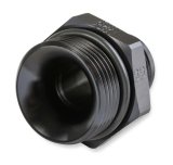 Earl's Performance AN to Straight Cut O-Ring Fittings AT985612ERL Fitting, Adapter, Cut, Straight, Aluminum, Black Anodized, -6 AN, -12 AN, Each thumbnail 1