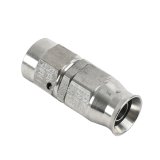 Earl's Performance Speed-Seal Hose Ends 600196ERL Fitting, End, Speed-Seal, Straight, -6 AN to Female -6 AN, Stainless Steel, Natural, Each thumbnail 1