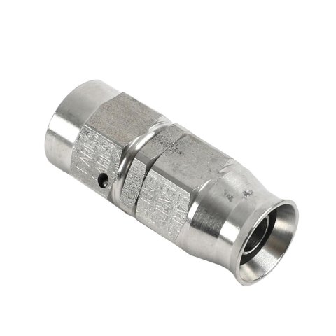Earl's Performance Speed-Seal Hose Ends 600196ERL Fitting, End, Speed-Seal, Straight, -6 AN to Female -6 AN, Stainless Steel, Natural, Each
