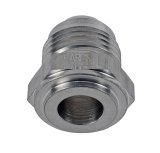 Earl's Performance Weld Fittings 997110ERL Fitting, Bung, Weld-In, Male 10 AN, Bare Aluminum, Each thumbnail 2