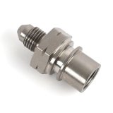 Earl's Performance Brake System Adapters 989545ERL Fitting, Brake, Male -3 AN to Female 10mm x 1.0 Thread, Steel, Nickel Plated, Each thumbnail 3