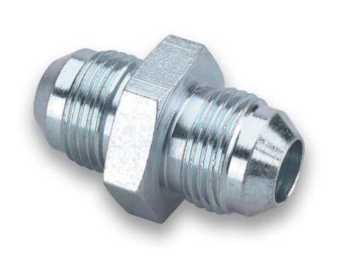 Earl's Performance Couplers 961503ERL Fitting, Coupler, Union, AN to AN, Straight, Steel, Zinc, -3 AN, -3 AN, Each