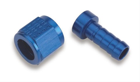 Earl's Performance Auto-Mate Hose Ends 700110ERL Fitting, End, Auto-Mate, Straight, -10 AN to Female -10 AN, Aluminum, Blue Anodized, Each