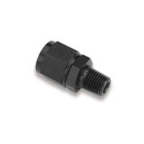 Earl's Performance AN to NPT Adapter Fittings AT916104ERL Fitting, Adapter, NPT, Straight, Aluminum, Black Anodized, -4 AN, 1/8 in. NPT, Swivel, Each thumbnail 3