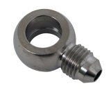 Earl's Performance Brake System Adapters 997645ERL Fitting, Adapter, Straight, 12mm Banjo Adapter, -4 AN Male Threads, Steel, Nickel Plated, Each thumbnail 2