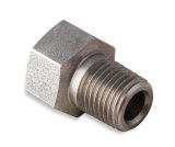 Earl's Performance Hardline Adapters 02076ERL Fitting, Adapter, Inverted Flare to NPT, Straight, Stainless Steel, Natural, 3/8 in. NPT, 5/8-18 in. Inverted Flare, Each thumbnail 2