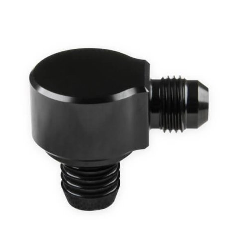 Earl's Performance Brake Booster Check Valves AT252006ERL Valve, Aluminum, Black Anodized, -6 AN, Hose Barb, Each