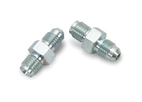 Earl's Performance Brake System Adapters 591941ERL Fitting, Adapter, -4 AN to 7/16 in.-20 Inverted Flare, Steel, Nickel Plated, Pair thumbnail 3