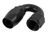 Earl's Performance Swivel-Seal Hose Ends AT818010ERL Fitting, End, Swivel-Seal, 180 Degree, -10 AN to Female -10 AN, Aluminum, Black, Each thumbnail 1