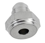 Earl's Performance Weld Fittings 997106ERL Fitting, Bung, Weld-In, Male 6 AN, Bare Aluminum, Each thumbnail 2