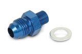 Earl's Performance Carburetor Inlet Fittings 991953ERL Fitting, Inlet, -6 AN Hose End to 10mm x 1 Thread, Aluminum, Blue, Each thumbnail 3