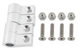 Earl's Performance Line Clamps 170206ERL Hose Mounting Clamps, Billet Aluminum, Polished, One .375 in. Diameter Hole, Set of 4 thumbnail 1
