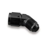 Earl's Performance Couplers AT924110ERL Fitting, Adapter, AN to AN, 45 Degree, Aluminum, Black Anodized, -10 AN, -10 AN, Each thumbnail 3