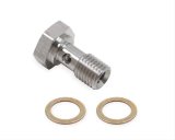 Earl's Performance Carburetor Inlet Fittings SS997592ERL Fitting, 12mm x 1.50 Banjo Bolt, Stainless Steel, Natural, Each thumbnail 2