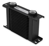 Earl's Performance UltraPro Oil Coolers 210ERL Fluid Coolers, UltraPro, 10-Row, Stacked Plate, 3.00 in. Height, Aluminum, Black, -10 AN O-Ring Female Ports, Oil, Transmission, Differential, Each thumbnail 1