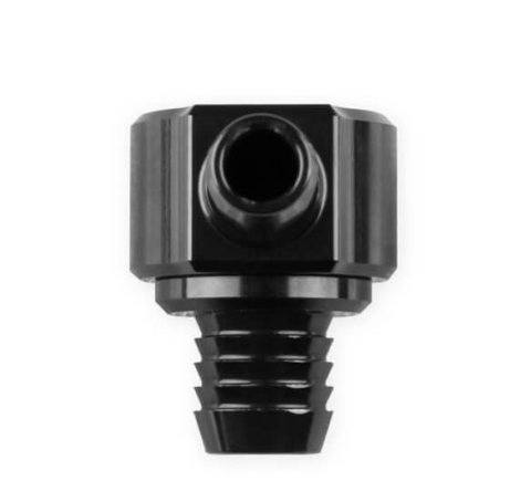 Earl's Performance Brake Booster Check Valves AT252007ERL Valve, Aluminum, Black Anodized, 3/8 in., Hose Barb, Each thumbnail 1