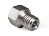 Earl's Performance LT Gen-V Oil Pressure Gauge Adapter Fittings LT0001ERL and Adapters, Fitting, Straight, 1/8 in. NPT Female NPT, M12 x 1.75 Male Metric, Stainless, Natural, Each thumbnail 6