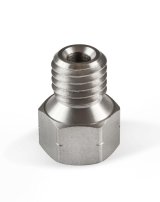 Earl's Performance LT Gen-V Oil Pressure Gauge Adapter Fittings LT0001ERL and Adapters, Fitting, Straight, 1/8 in. NPT Female NPT, M12 x 1.75 Male Metric, Stainless, Natural, Each thumbnail 7
