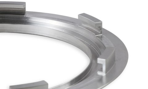 Earl's Performance Late Model USCAR Fuel Pump Module Mounting Rings 166023ERL Ring, Style Module, Weld-on, Aluminum, 6.375 in. Diameter, Each thumbnail 6