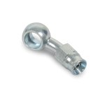 Earl's Performance Speed-Seal Hose Ends 600803ERL Fitting, End, Speed-Seal, 30 Degree, -3 AN Hose, 10mm Banjo, Steel, Zinc Plated, Each thumbnail 2