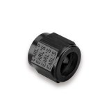 Earl's Performance Tube Nuts AT581806ERL Fitting, Nut, -6 AN, Aluminum, Black, Pair thumbnail 1