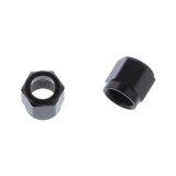Earl's Performance Tube Nuts AT581806ERL Fitting, Nut, -6 AN, Aluminum, Black, Pair thumbnail 3