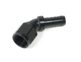 Earl's Performance Auto-Mate Hose Ends AT704616ERL Fitting, End, Auto-Crimp, 45 Degree, Aluminum, Black Anodized, -16 AN, Female, Each thumbnail 2