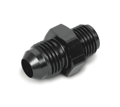 Earl's Performance AN to Inverted Flare Adapter Fittings AT991946ERL Fitting, Adapter, Flare, Straight, Aluminum, Black Anodized, -6 AN, 1/2-20 in. Flare, Each thumbnail 1