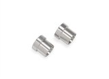Earl's Performance Sleeves SS581904ERL Fittings, Tube Sleeves, -4 AN, Stainless Steel, Natural, Pair thumbnail 1